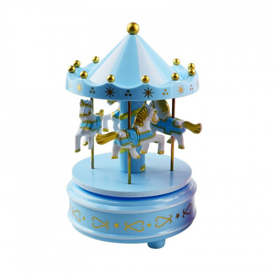 Toy merry store go round carousel